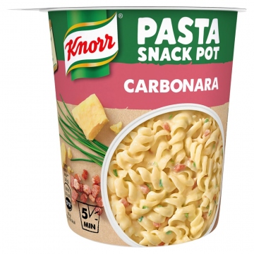 Knorr Snack Těstoviny se sýrovou omáčkou a slaninou 55g