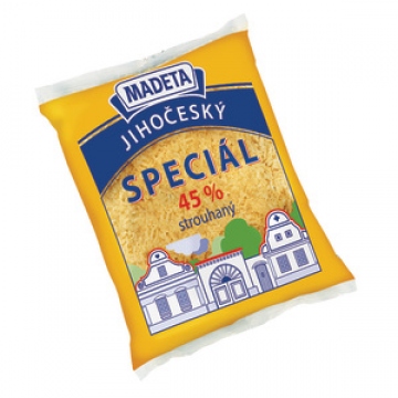 Madeta Jihočeský Speciál strouhaný 45% 100 g