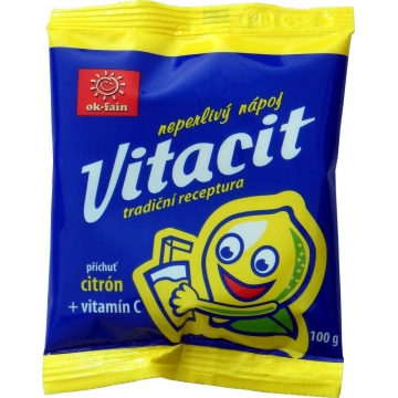 Vitacit neperlivý nápoj v prášku citrón a vitamínC 100g