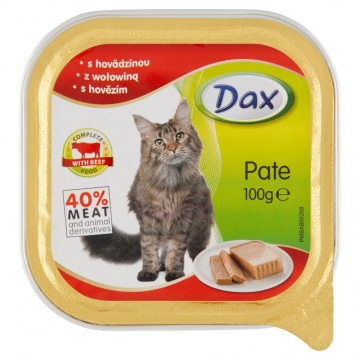 Dax Pate vanička 100g krmivo pro kočky hovězí