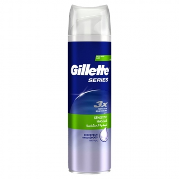 Gillette Series Sensitive skin pěna na holení 250ml