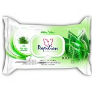 Papilion Aloe vera Vlhčené ubrousky 100 ks
