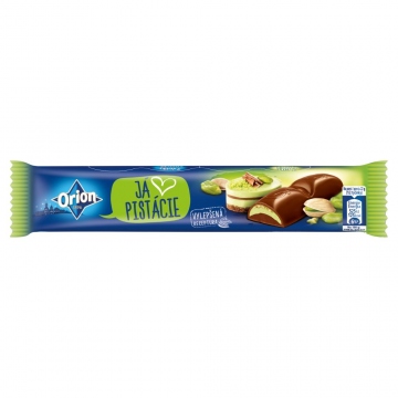 Orion Čokoláda mléčná pistáciová náplň 44g