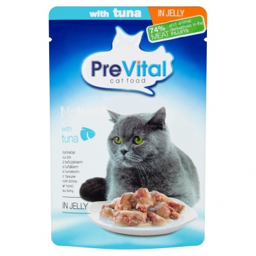 Prevital Kapsička tuňák v želé pro kočky 100g