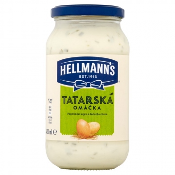 Tatarská omáčka Hellmanns 420ml sklo