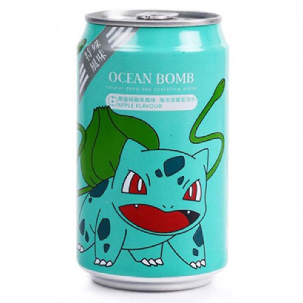 Pokémon Bulbasaur Ocean Bomb Jablko 330ml