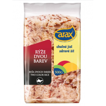ARAX RÝŽE MIX - parboiled s červenou rýží 500g
