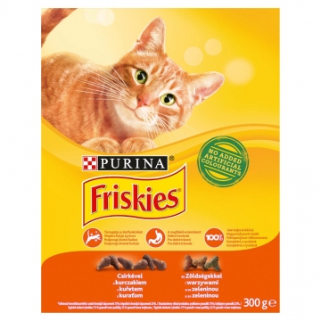 Purina Friskies kuře granule pro kočky 300g