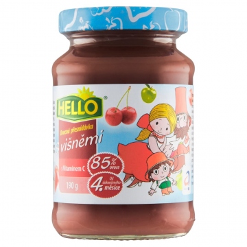 Hello Ovocná přesnídávka s višněmi 190g
