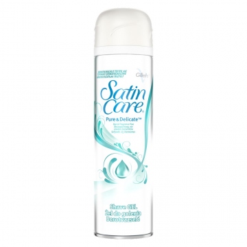 Gillette Satin Care Pure & Delicate Gel Na Holení 200 ml