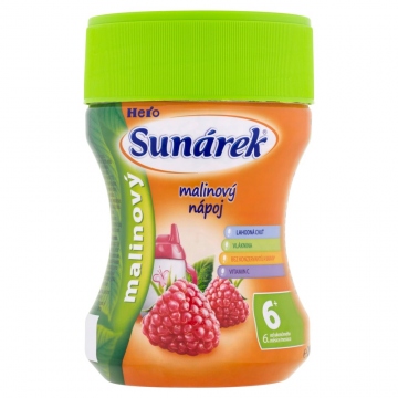 Sunárek rozpustný nápoj malinový 200g