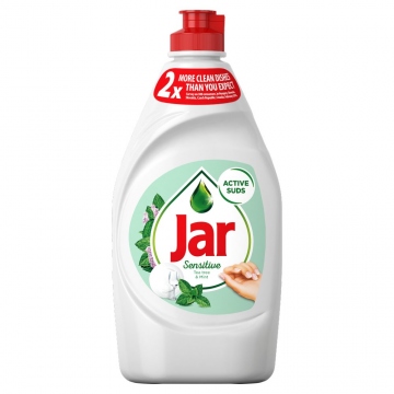 Jar Sensitive Teatree & Mint Tekutý Prostředek Na Mytí Nádobí 450 ml