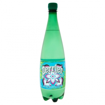 Perrier, přírodní minerální voda perlivá, PET 1l