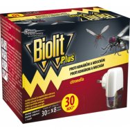 BIOLIT Plus elektrický odpařovač proti mouchám a komárům 30 nocí - 31 ml