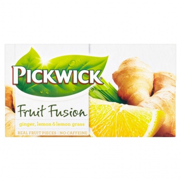 Pickwick Fruit Fusion Ginger, Lemon & Lemon Grass 20 x 2g 40g