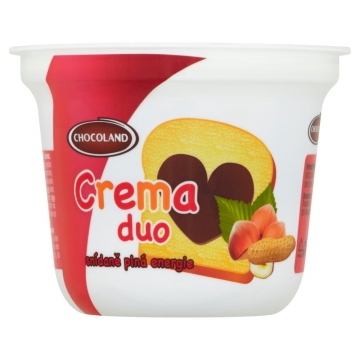 Crema Pomazánka Duo lískový oříšek+arašídy 250g