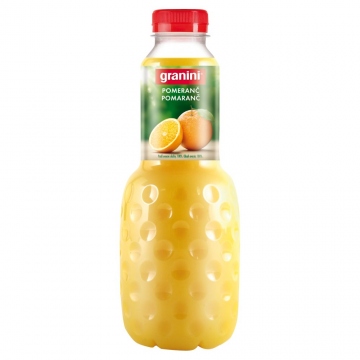 Granini 100% Pomerančová šťáva z koncentrátu 1l