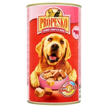 Propesko kousky pes hovězí+kuřecí+zvěřina 1240g