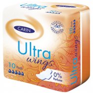 Carin vložky ultra wings 10ks