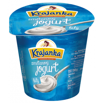 Krajanka Smetanový jogurt bílý 150g