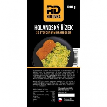 RD Hotovka Holandský řízek se šťouchanými brambory 500g