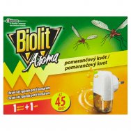 Biolit elektrický odpařovač+tekutá náplň 45nocí pomerančový květ